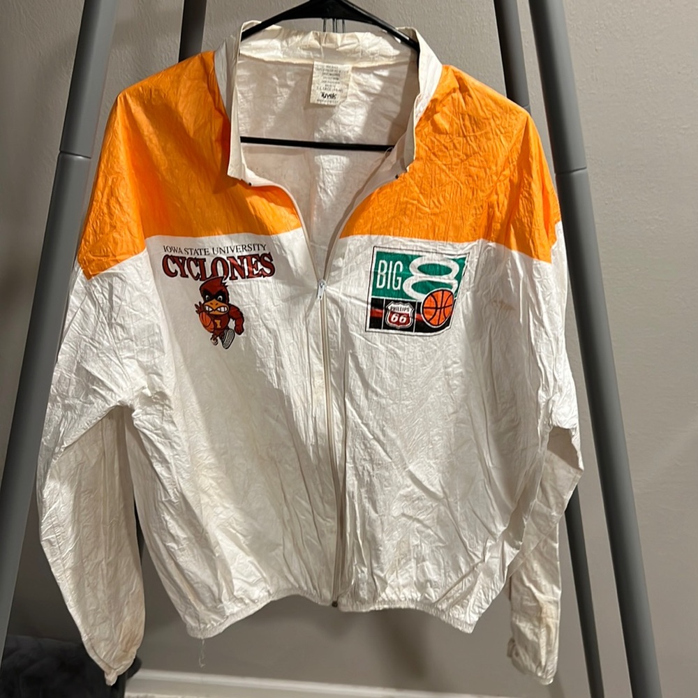 Iowa State cyclones basketball big 8 conference vintage jacket